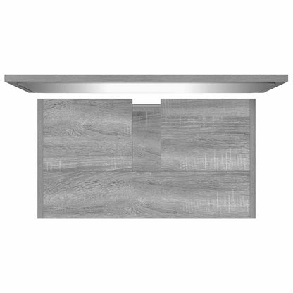 vidaXL Bathroom Furniture Set Grey Sonoma Engineered Wood
