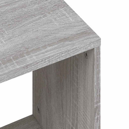 vidaXL Nesting Coffee Tables 2 pcs Grey Sonoma Engineered Wood