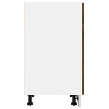 vidaXL Drawer Bottom Cabinet "Lyon" Smoked Oak 30x46x81,5 cm Engineered Wood