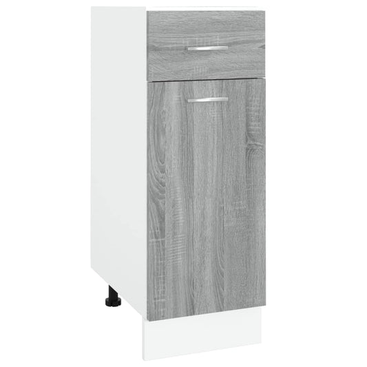 vidaXL Drawer Bottom Cabinet "Lyon" Grey Sonoma 30x46x81,5 cm Engineered Wood