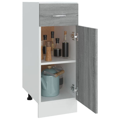 vidaXL Drawer Bottom Cabinet "Lyon" Grey Sonoma 30x46x81,5 cm Engineered Wood