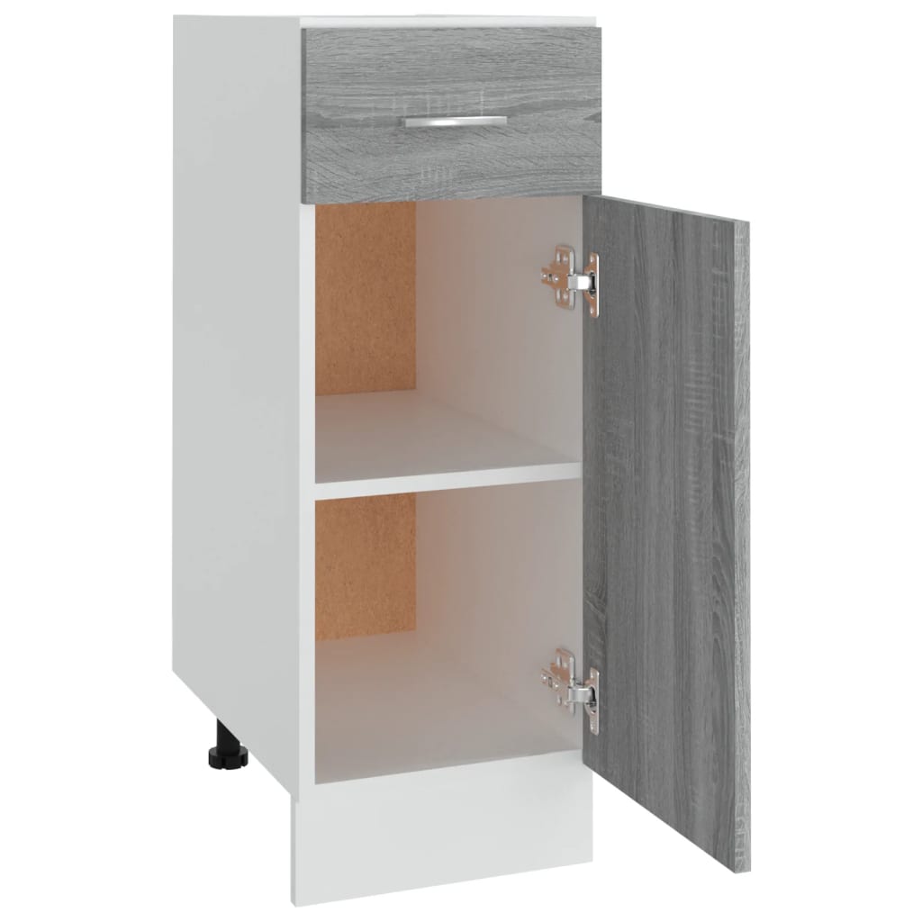 vidaXL Drawer Bottom Cabinet "Lyon" Grey Sonoma 30x46x81,5 cm Engineered Wood