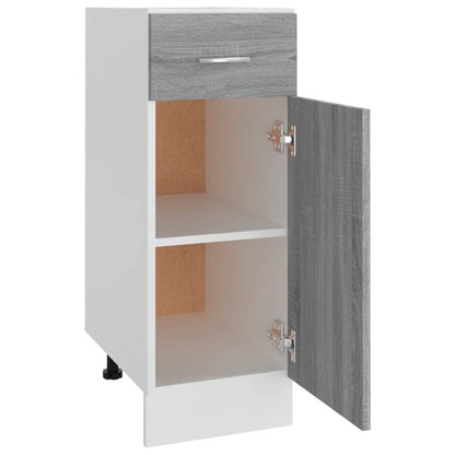 vidaXL Drawer Bottom Cabinet "Lyon" Grey Sonoma 30x46x81,5 cm Engineered Wood