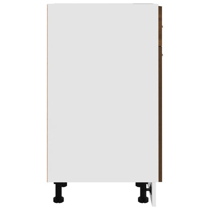 vidaXL Drawer Bottom Cabinet "Lyon" Brown Oak 30x46x81,5 cm Engineered Wood