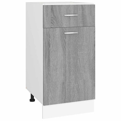 vidaXL Drawer Bottom Cabinet "Lyon" Grey Sonoma 40x46x81,5 cm Engineered Wood