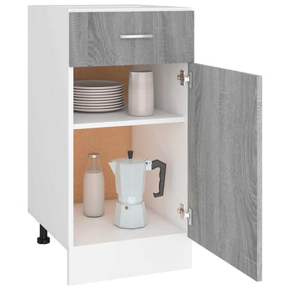 vidaXL Drawer Bottom Cabinet "Lyon" Grey Sonoma 40x46x81,5 cm Engineered Wood