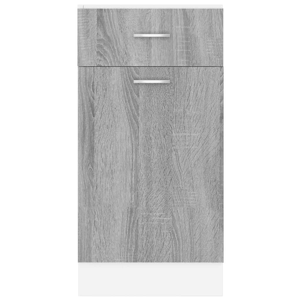 vidaXL Drawer Bottom Cabinet "Lyon" Grey Sonoma 40x46x81,5 cm Engineered Wood