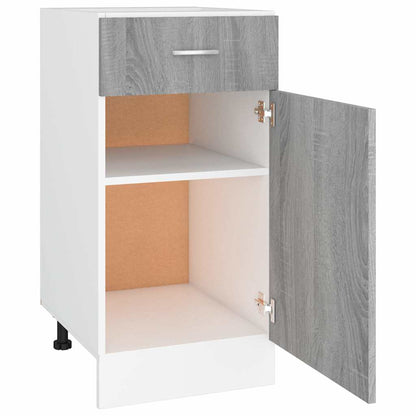vidaXL Drawer Bottom Cabinet "Lyon" Grey Sonoma 40x46x81,5 cm Engineered Wood