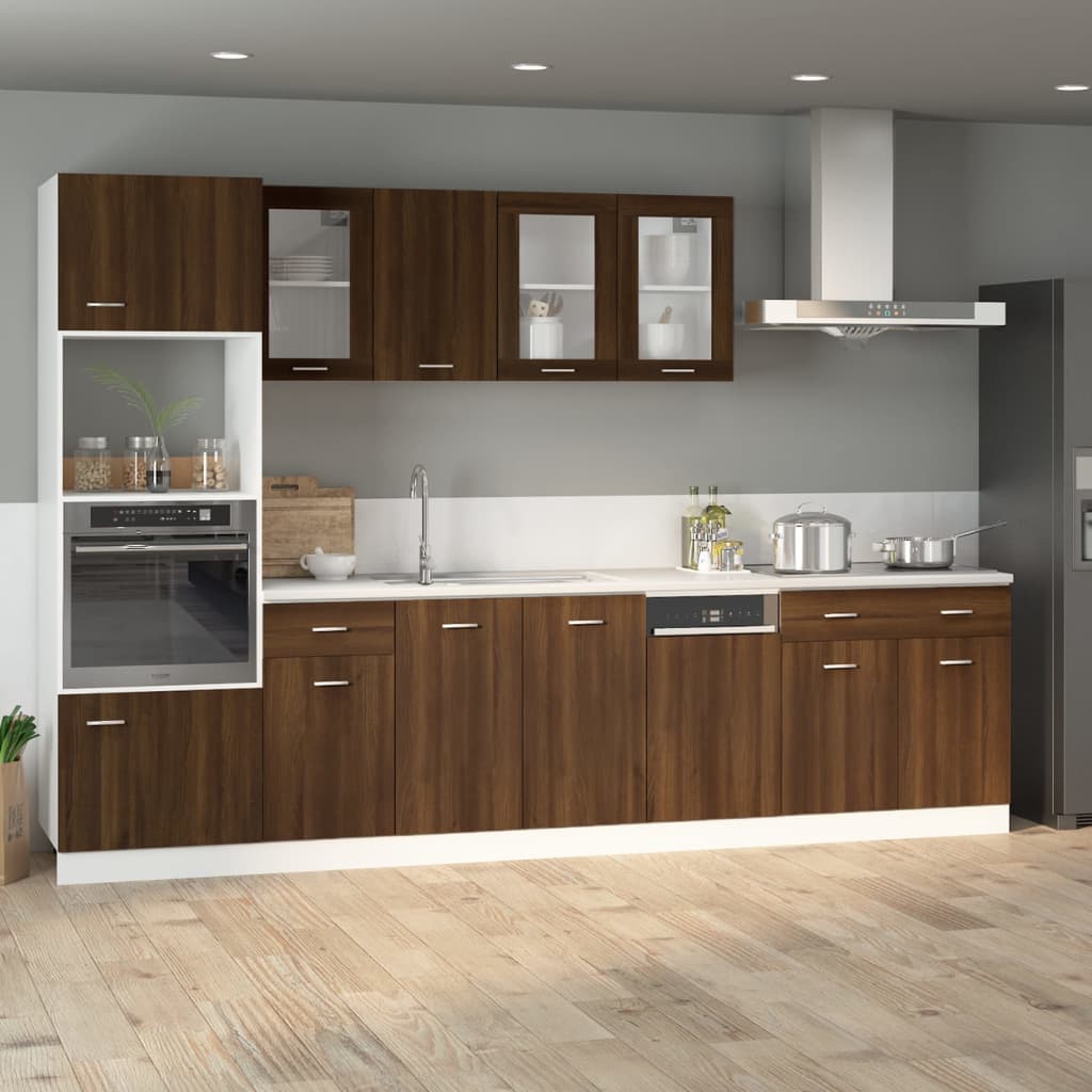 vidaXL Drawer Bottom Cabinet Lyon Brown Oak 40x46x81.5 cm Engineered Wood