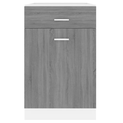 vidaXL Drawer Bottom Cabinet Lyon Grey Sonoma 50x46x81.5 cm Engineered Wood