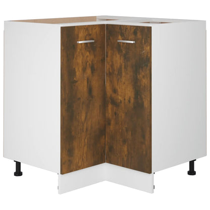 vidaXL Kitchen Cabinet "Lyon" Smoked Oak 75,5x75,5x81,5 cm Engineered Wood