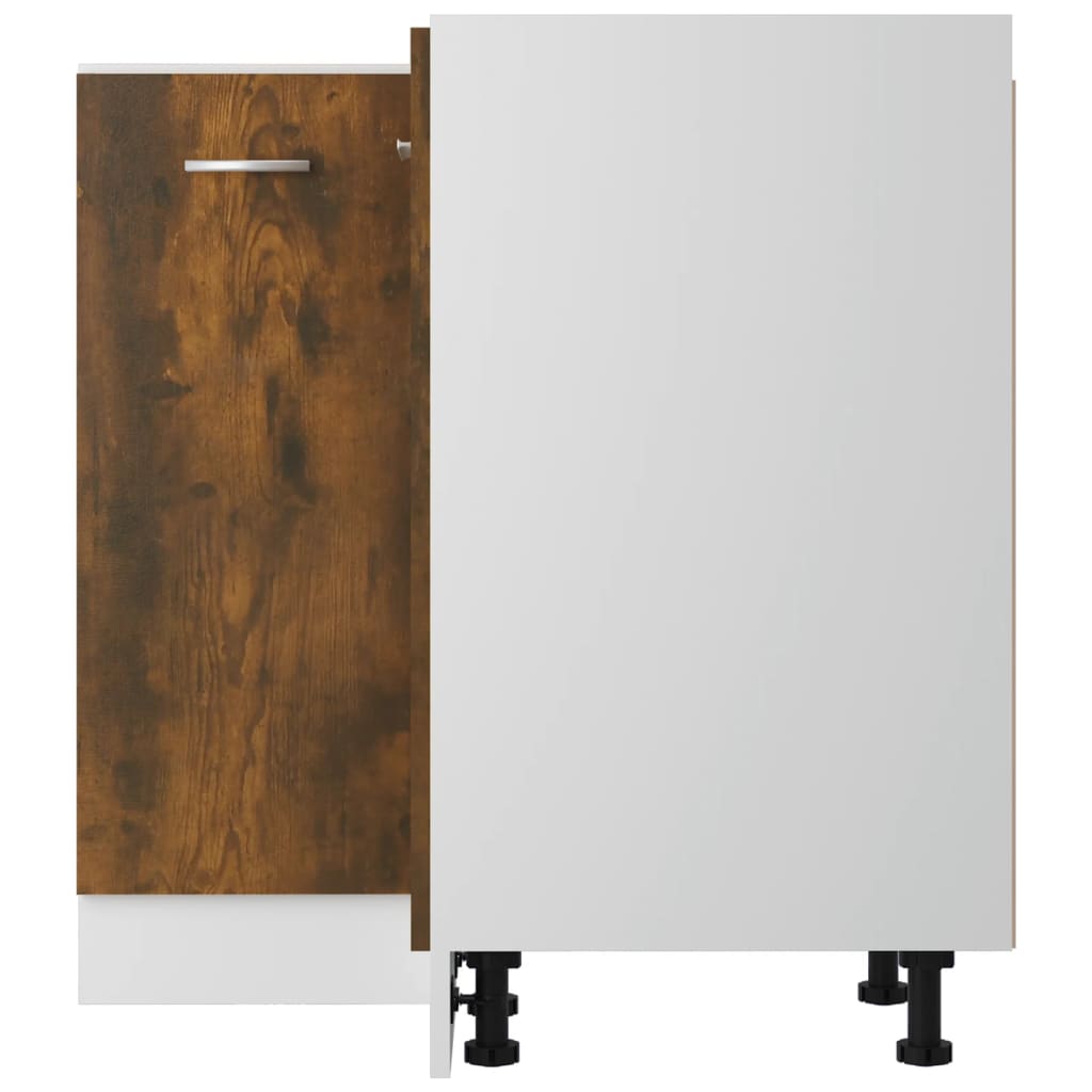 vidaXL Kitchen Cabinet "Lyon" Smoked Oak 75,5x75,5x81,5 cm Engineered Wood