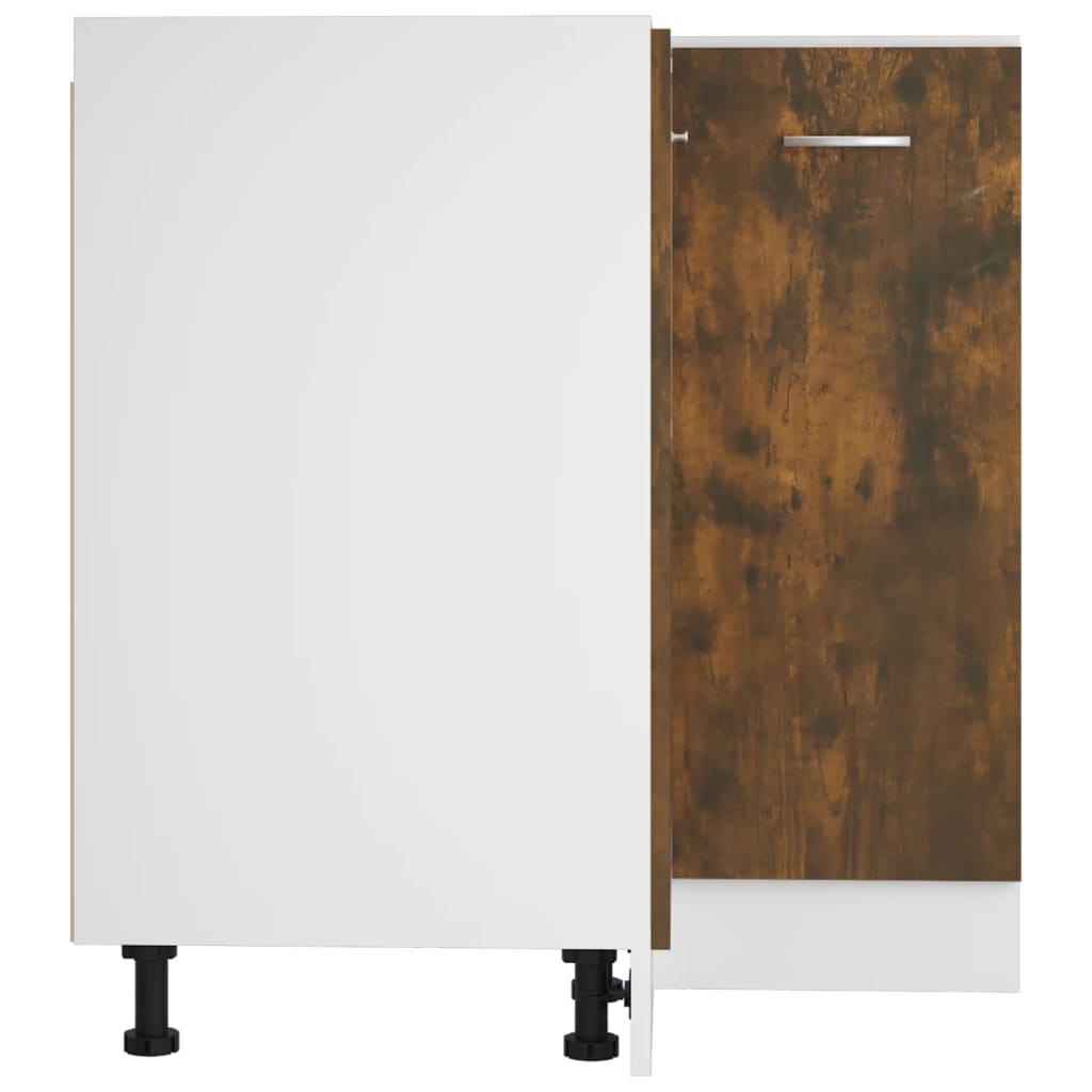 vidaXL Kitchen Cabinet "Lyon" Smoked Oak 75,5x75,5x81,5 cm Engineered Wood
