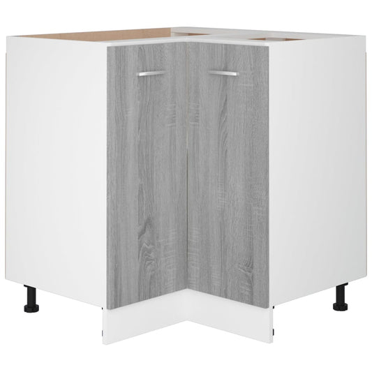 vidaXL Kitchen Cabinet "Lyon" Grey Sonoma 75,5x75,5x81,5 cm Engineered Wood