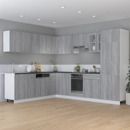 vidaXL Kitchen Cabinet Lyon Grey Sonoma 75.5x75.5x81.5 cm Engineered Wood