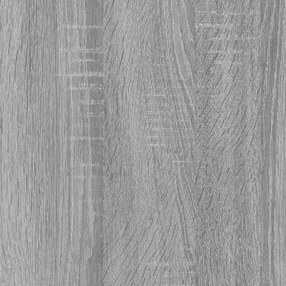 vidaXL Vitrine Cabinet Grey Sonoma 82,5x30,5x80 cm Engineered Wood