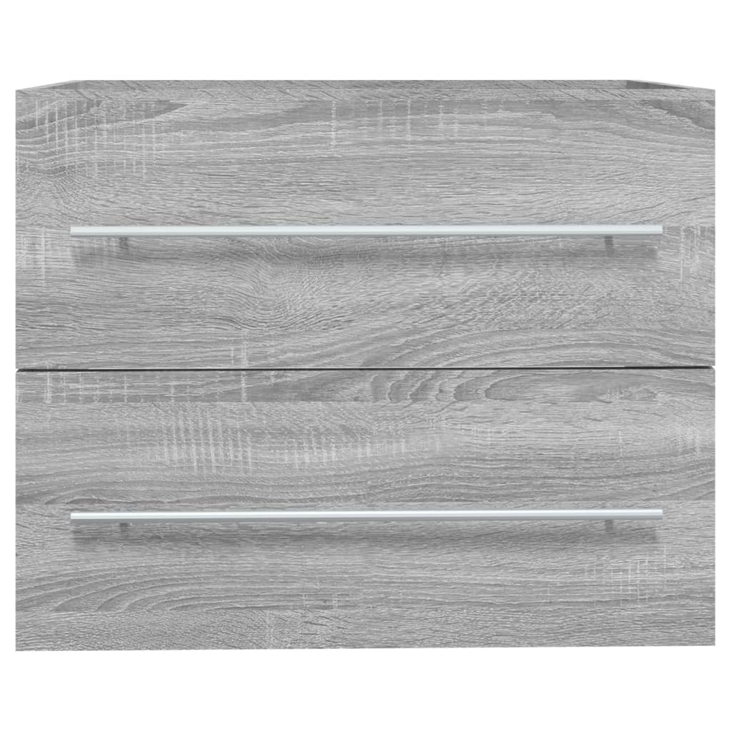 vidaXL Sink Cabinet Grey Sonoma 60x38,5x48 cm Engineered Wood