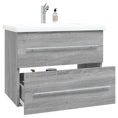 vidaXL Sink Cabinet Grey Sonoma 60x38,5x48 cm Engineered Wood