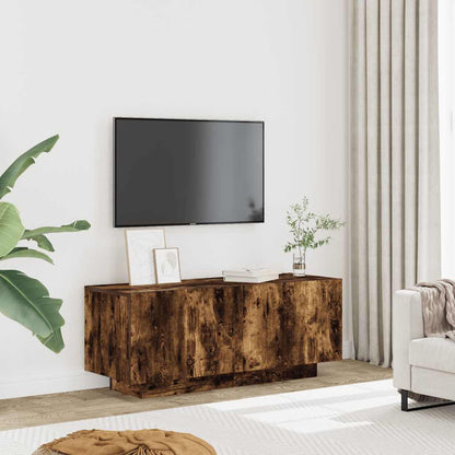 vidaXL TV Cabinet Smoked Oak 100x35x40 cm Engineered Wood