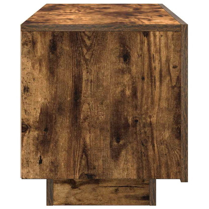 vidaXL TV Cabinet Smoked Oak 100x35x40 cm Engineered Wood