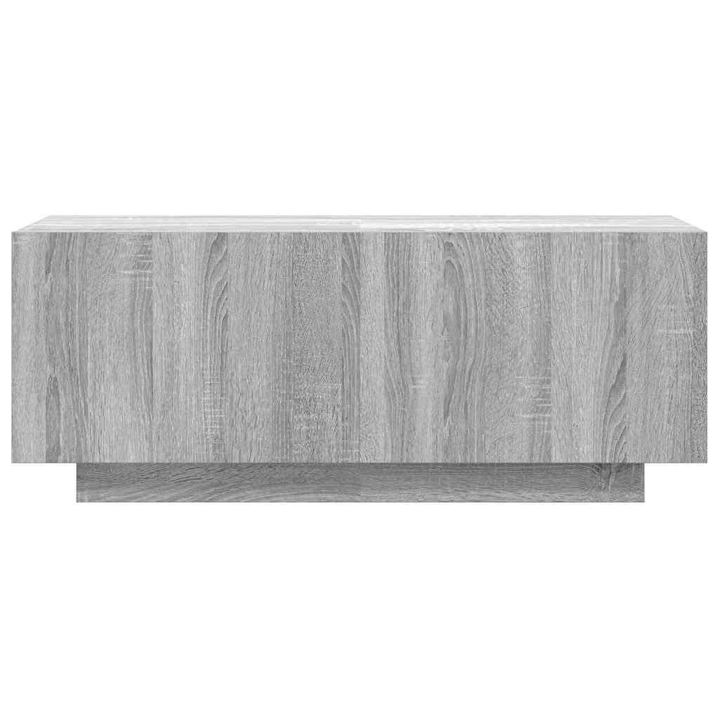 vidaXL TV Cabinet Grey Sonoma 100x35x40 cm Engineered Wood