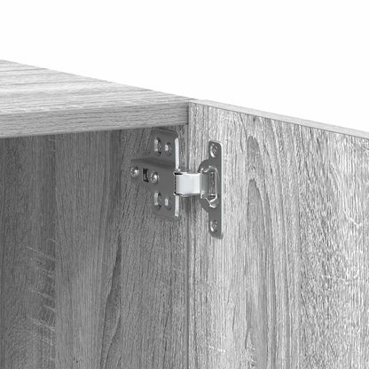 vidaXL TV Cabinet Grey Sonoma 100x35x40 cm Engineered Wood