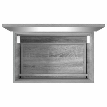 vidaXL 2 Piece Bathroom Furniture Set Grey Sonoma Engineered Wood