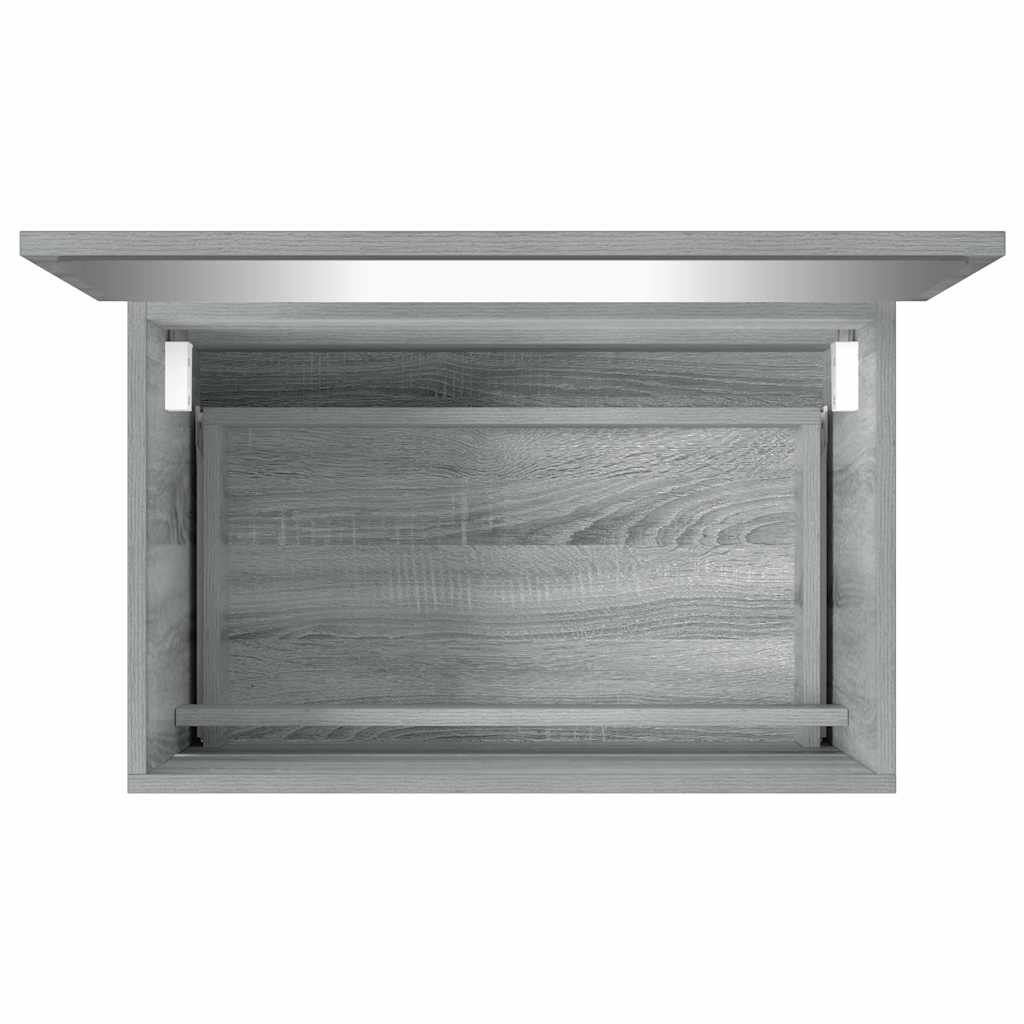 vidaXL 2 Piece Bathroom Furniture Set Grey Sonoma Engineered Wood