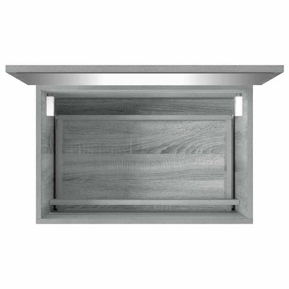 vidaXL 2 Piece Bathroom Furniture Set Grey Sonoma Engineered Wood