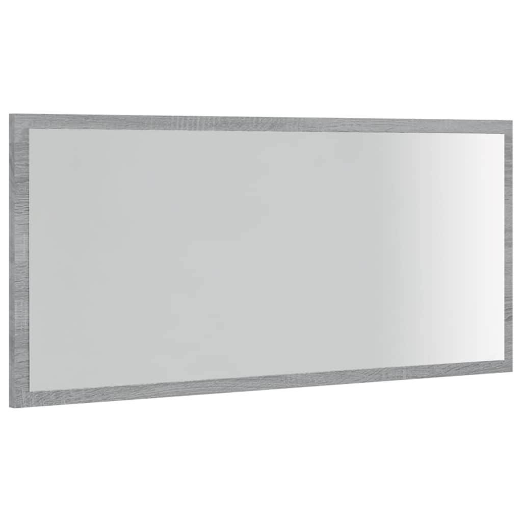 vidaXL 2 Piece Bathroom Furniture Set Grey Sonoma Engineered Wood