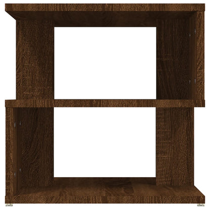 vidaXL Side Table Brown Oak 40x40x40 cm Engineered Wood