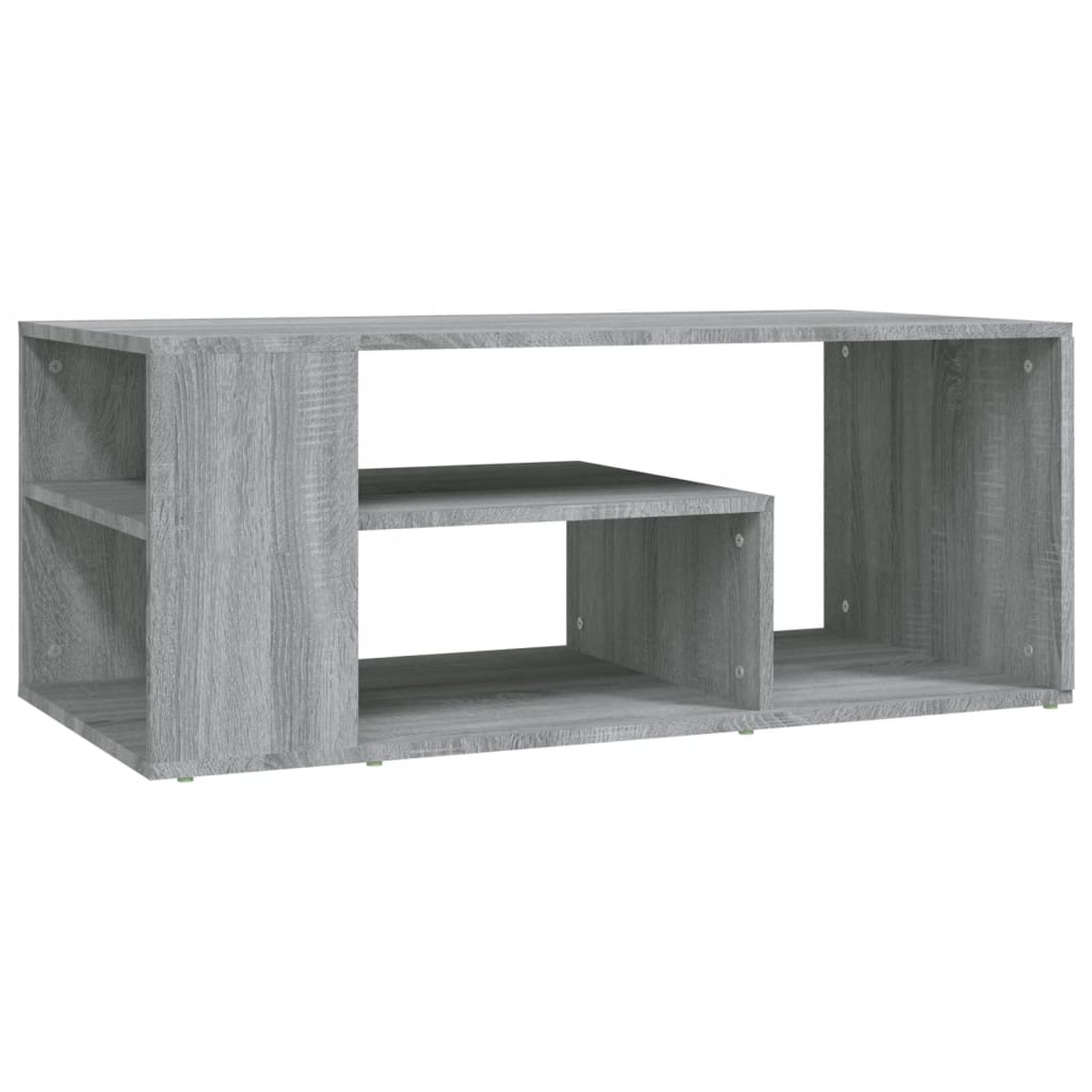 vidaXL Coffee Table Grey Sonoma 100x50x40 cm Engineered Wood