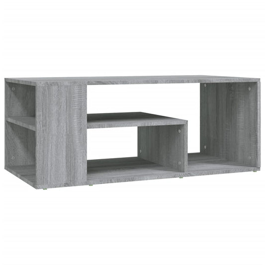 vidaXL Coffee Table Grey Sonoma 100x50x40 cm Engineered Wood