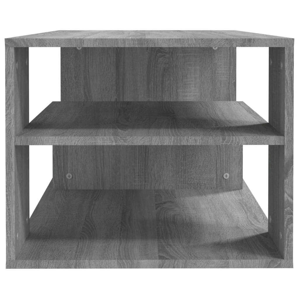 vidaXL Coffee Table Grey Sonoma 100x50x40 cm Engineered Wood