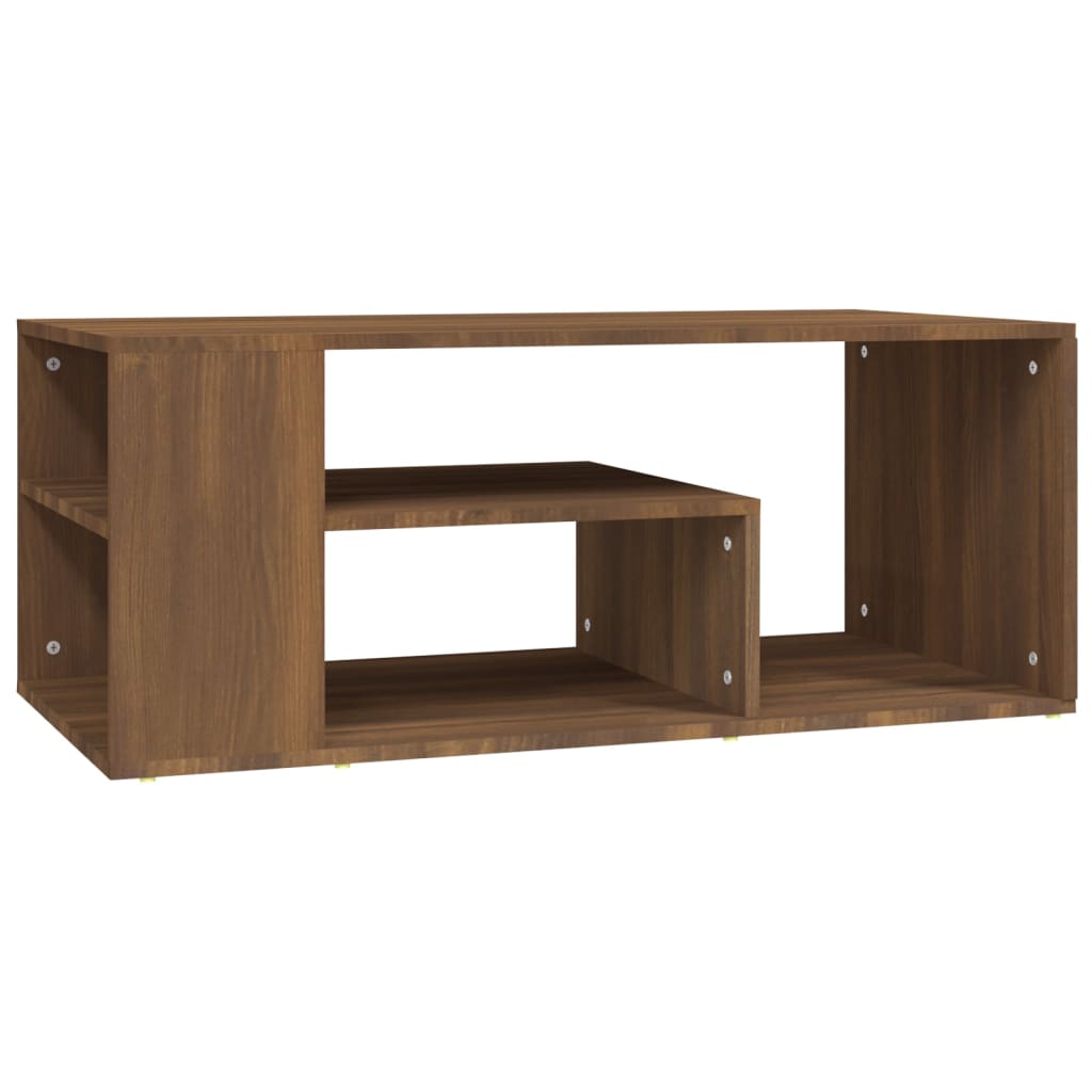 vidaXL Coffee Table | Brown Oak | Engineered Wood | 100x50x40 cm | Coffee Table