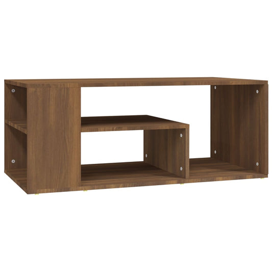 vidaXL Coffee Table | Brown Oak | Engineered Wood | 100x50x40 cm | Coffee Table