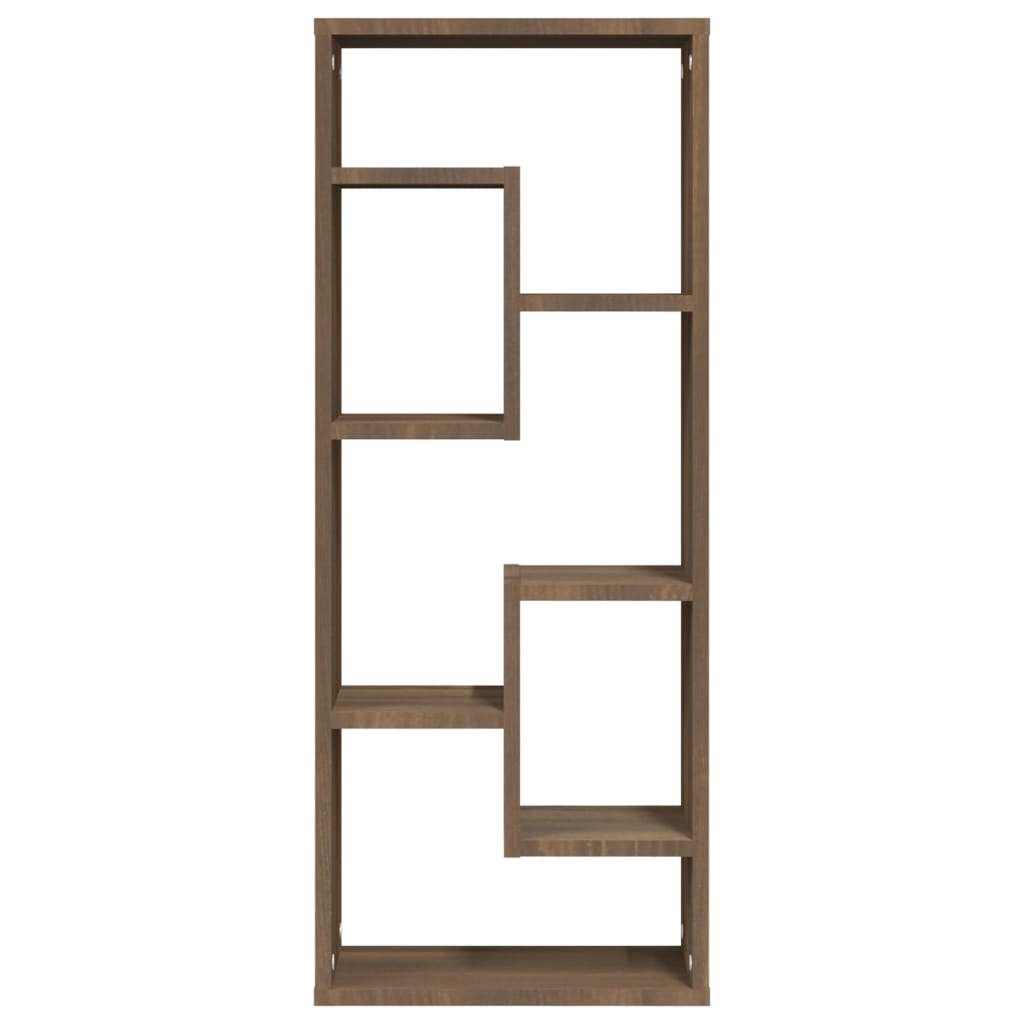 vidaXL Wall Shelf Brown Oak 36x16x90 cm Engineered Wood