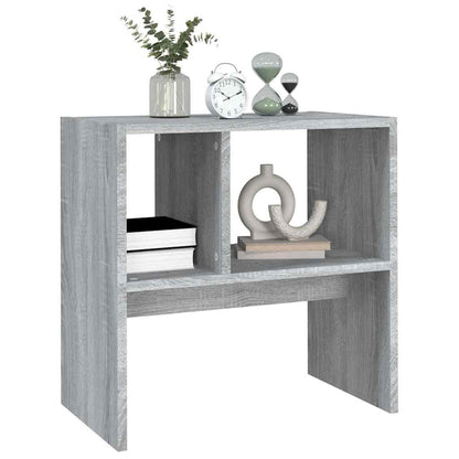 vidaXL Side Table Grey Sonoma 50x30x50 cm Engineered Wood