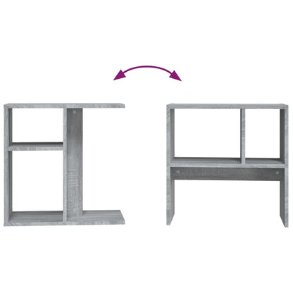 vidaXL Side Table Grey Sonoma 50x30x50 cm Engineered Wood