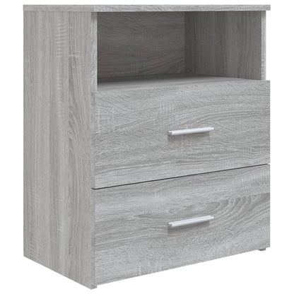 vidaXL Bed Cabinet Grey Sonoma 50x32x60 cm