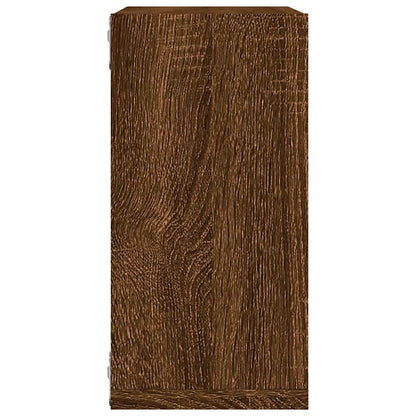 vidaXL Wall Cube Shelves 6 pcs Brown Oak 30x15x30 cm