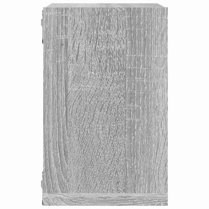 vidaXL Wall Shelves 2 pcs Grey Sonoma 26 x 15 x 26 cm Engineered Wood