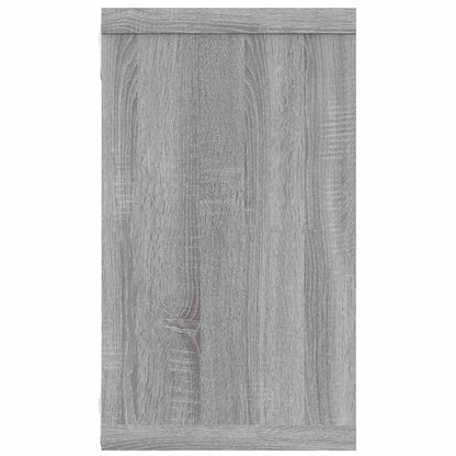 vidaXL Wall Cube Shelves 4 pcs Grey Sonoma 80x15x26.5 cm