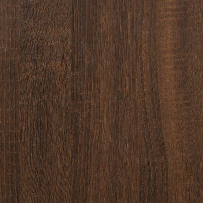 vidaXL Wall Cube Shelves 4 pcs Brown Oak 80x15x26.5 cm Engineered Wood