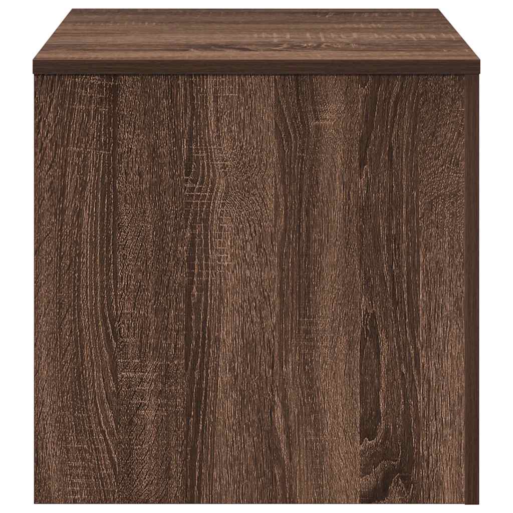vidaXL Side Tables 3 pcs Brown Oak Engineered Wood