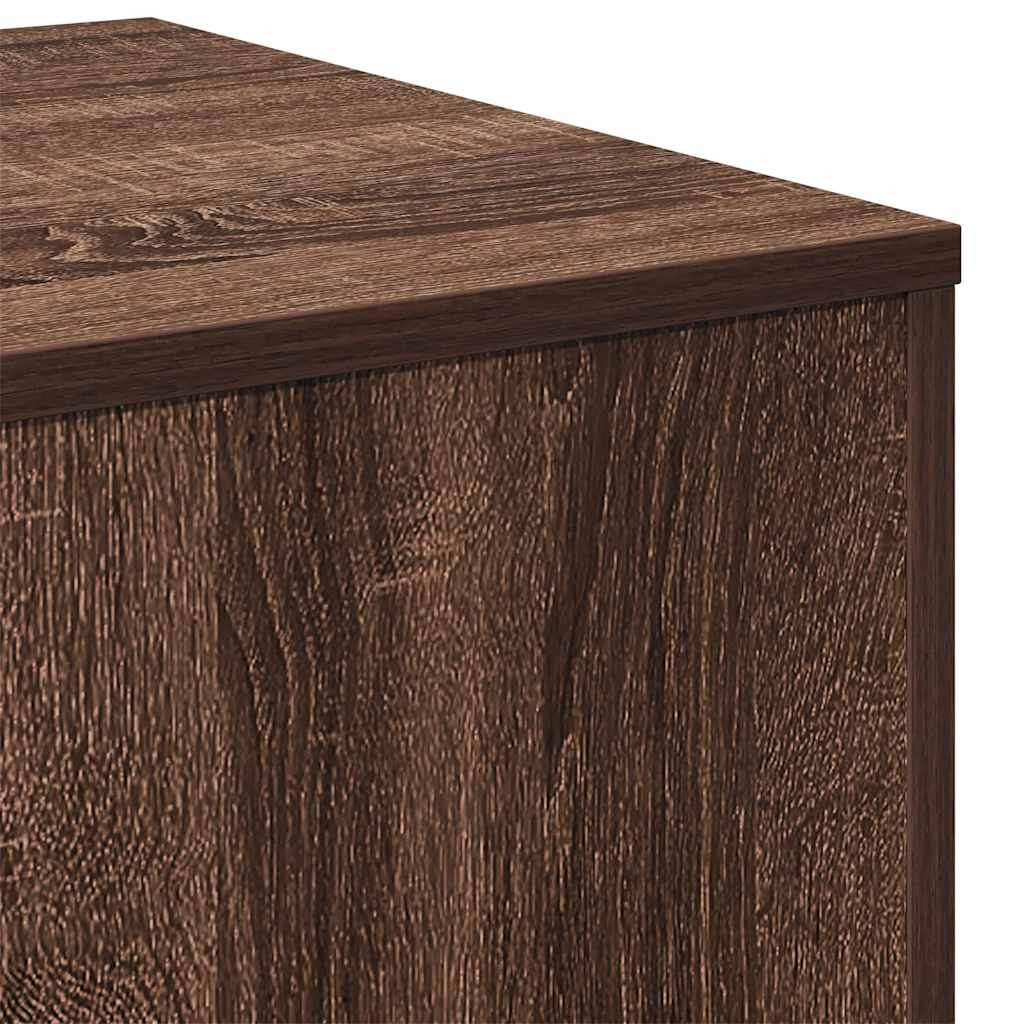 vidaXL Side Tables 3 pcs Brown Oak Engineered Wood