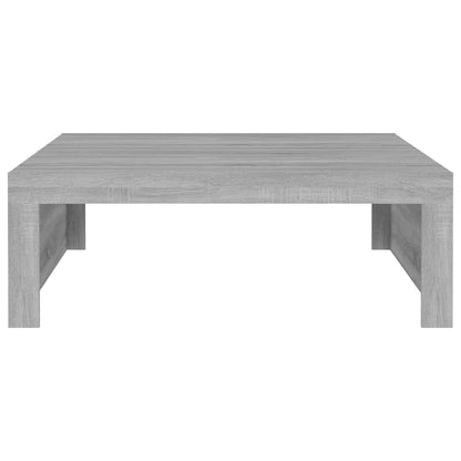 vidaXL Coffee Table Grey Sonoma 100x100x35 cm Engineered Wood