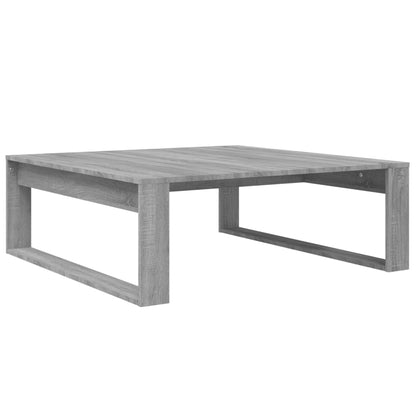 vidaXL Coffee Table Grey Sonoma 100x100x35 cm Engineered Wood