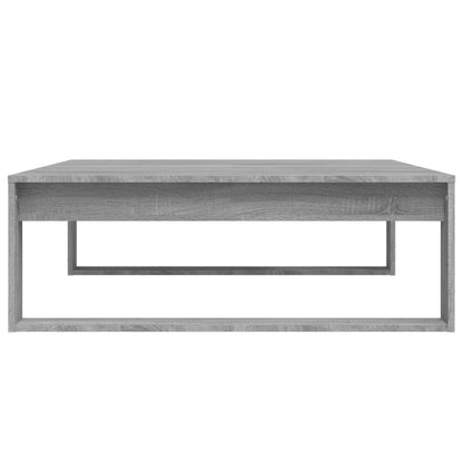 vidaXL Coffee Table Grey Sonoma 100x100x35 cm Engineered Wood
