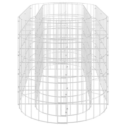 vidaXL Gabion Raised Bed Galvanised Iron 120x50x50 cm